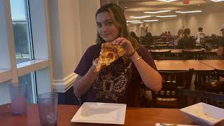 LONGWOOD UNIVERSITY  RATING AND REVIEWING DORRIL DINING HALL [upl. by Enelyak694]