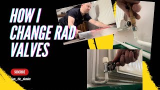 HOW I CHANGE RADIATOR VALVES [upl. by Natica]