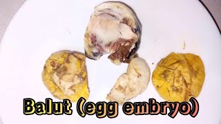 Cracking amp Peeling Balut egg embryo asmr egg balut [upl. by Carina]