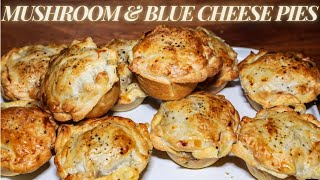 Mushroom amp Blue Cheese Pies [upl. by Fradin]