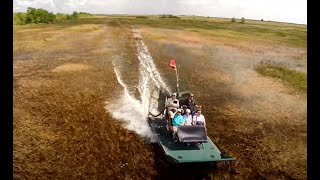 Florida Everglades Airboat Adventure  An Aerial View amp Alligators mating call [upl. by Natiha103]