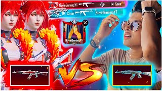 😱 OMG  2 LIVE GIRL GAMERS VS ME  AKM GLACIER VS AKM DECISIVE  CHALLENGE 1 vs 2  NEONXPAWAN [upl. by Regen965]