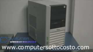 Computer Fujitsu P5905 Tower wwwcomputersottocostocom Italia [upl. by Reisch]