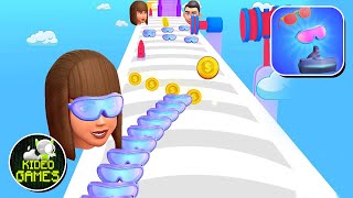 Glasses Runner  All Levels Gameplay Androidios Walkthrough Mobile Game New Update [upl. by Halyahs777]