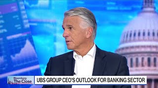 UBS CEO Ermotti Sees a Lot of Over Capacity in US Banking [upl. by Purity854]