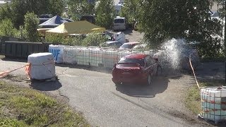 Suomen Kerta rallisprint 2014 Imatra Future Cup crash amp action [upl. by Anak]