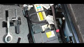 Maserati levante 2017 battery location [upl. by Franza]