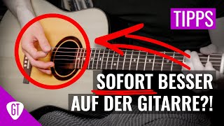 DAS verbessert dein Gitarrenspiel sofort  Tipps amp Tricks [upl. by Amadeus]