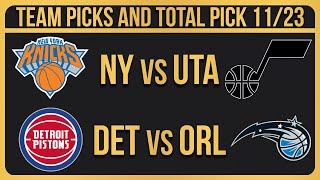 NBA Picks Today 11232024 NBA Picks and Predictions NBA Bets Today [upl. by Wane]