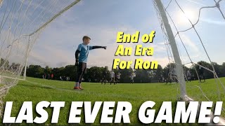 Emotional Match as it Turns out it’s Ronnies Last Ever Game Goalkeeper POV [upl. by Pruter]