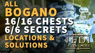 All Bogano Chests amp Secrets Locations Star Wars Jedi Fallen Order [upl. by Gwenette]