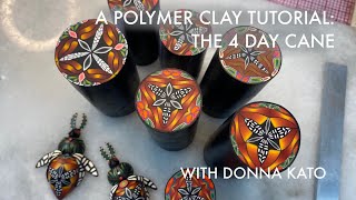 A Polymer Clay Tutorial The 4 Day Millefiori Cane [upl. by Stephine]