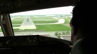 KLM cockpit view final approach Toronto pearson airport [upl. by Eimrej]