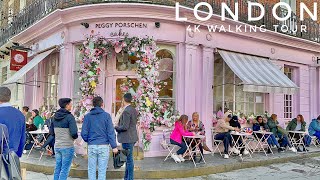 London Walk  Most Expensive Neighborhood in London Belgravia Posh area in Central London 4K HDR [upl. by Ellehsim]