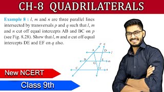 Class 9 Maths  Example 8 Chapter 8 Quadrilaterals  NEW NCERT  BY RAJEEV SIR [upl. by Licna84]