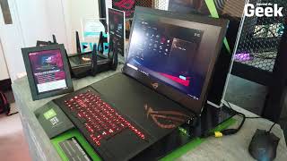 CES 2019  Laptop ASUS ROG Mothership [upl. by Nevur]