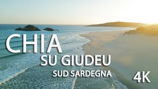 Spiaggia di Chia Su Giudeu  Sud Sardegna  4K [upl. by Yendyc]