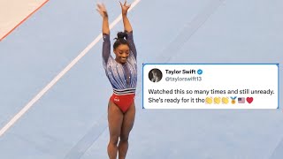 Simone Biles  HUGE 14850 Taylor Swift Routine  Olympic Gymnastics Trials 2024 Day 1 [upl. by Davy990]