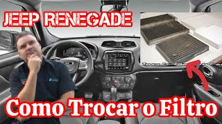 RENEGADE COMO TROCAR O FILTRO DE AR  FAÇA VOCÊ MESMO [upl. by Nautna]