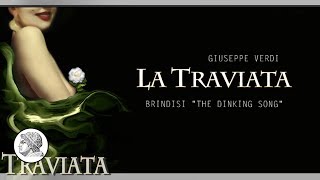 Traviata  Drinking Song  Lyrics [upl. by Mouldon]