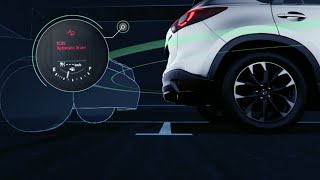 Mazda Smart City Brake Support Reverse SCBS R  iACTIVSENSE [upl. by Naamann]