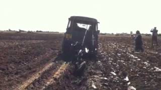 Landrover 90 ploughing [upl. by Ecnerewal324]