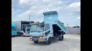 1995 Model Fuso Fighter Dumper 6D17 OA Engine [upl. by Rokach208]