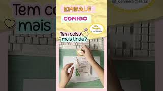 Embalando Uma Fofura Mini Agenda Personalizada [upl. by Narih5]