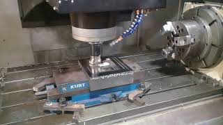 Fresado de placa con cortador de alto avance Centro de maquinado vertical Cnc para todos [upl. by Weider142]