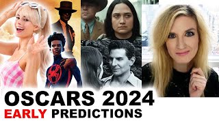 Oscars 2024 Predictions  Oppenheimer Barbie SpiderMan Across the SpiderVerse Maestro [upl. by Deaner]