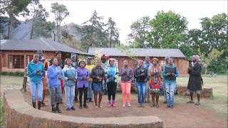 Local chorus in Malealea Lesotho [upl. by Artemahs]