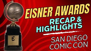 EISNER AWARDS WINNERS amp HIGHLIGHTS  SDCC 2024 Coverage  Next Issue Comic Books [upl. by Yrellam]