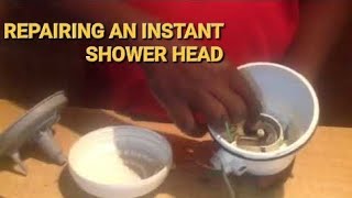 How To RepairInstall And How An Electric INSTANT HOT SHOWER Head Works [upl. by Nasah]