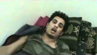 Homs Interview with revolution singer AbdulBaset Saroot after assassination attempt 15122011 [upl. by Tat966]