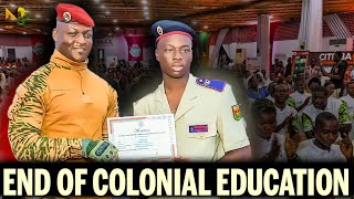 Just Happened Capt Traore suspends Colonialism Education in Burkina Faso [upl. by Nigen]