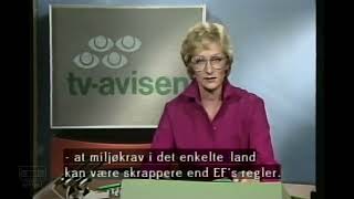 TVAVISEN  DANMARKS RADIO 1985 [upl. by Etyam220]