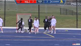 WampJ Womens Lacrosse vs Allegheny 33024 [upl. by Proud]