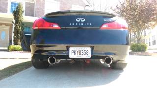 G37 Top Speed axle back exhaust [upl. by Littlejohn]