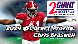 Chris Braswell Edge Alabama  2024 NFL Draft Prospect Profile [upl. by Tartaglia828]