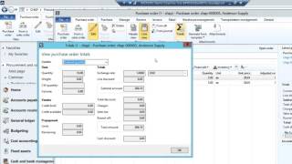 Purchase Orders Receipts and Invoices in Dynamics AX 2012 [upl. by Adianes]