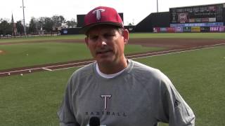 Troy Baseball Opens Practice for 2013 Season [upl. by Neeham]