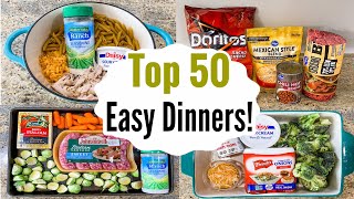 Whats For Dinner 50 of the BEST Quick amp EASY Recipes  Tasty CHEAP Meal Ideas  Julia Pacheco [upl. by Tulley122]