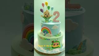 Cocomelon theme cake design newnath short [upl. by Mackoff]