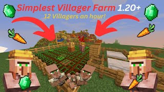 How to Build Simple Villager Breeder Farm │121 Java amp Bedrock Edition [upl. by Ylnevaeh]