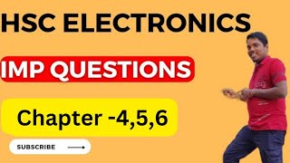 Electronics most imp Questions class 12 hsc2023 [upl. by Oinafipe716]