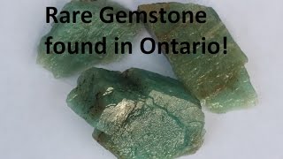 Collecting Amazonite Gemstone near Bancroft Ontario [upl. by Daberath]