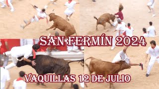 Vaquillas 12 julio sanfermin2024 [upl. by Barfuss602]