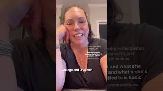 College and Dyslexia… dyslexia dyslexic dyslexiaawareness dyslexicsoftiktok iep iepadvocate [upl. by Bonucci787]