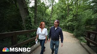 Rep Jamie Raskin takes Jen Psaki on a hike talks about battling grief and fighting for democracy [upl. by Rizan606]