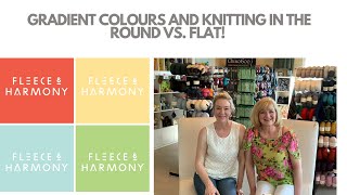 Knitting in the Round vs Flat Rowan Fine Lace  Fleece amp Harmony Knitting Podcast  Episode 73 [upl. by Necila]